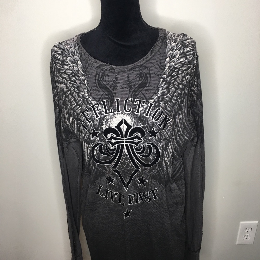 XL reversible Affliction thermal